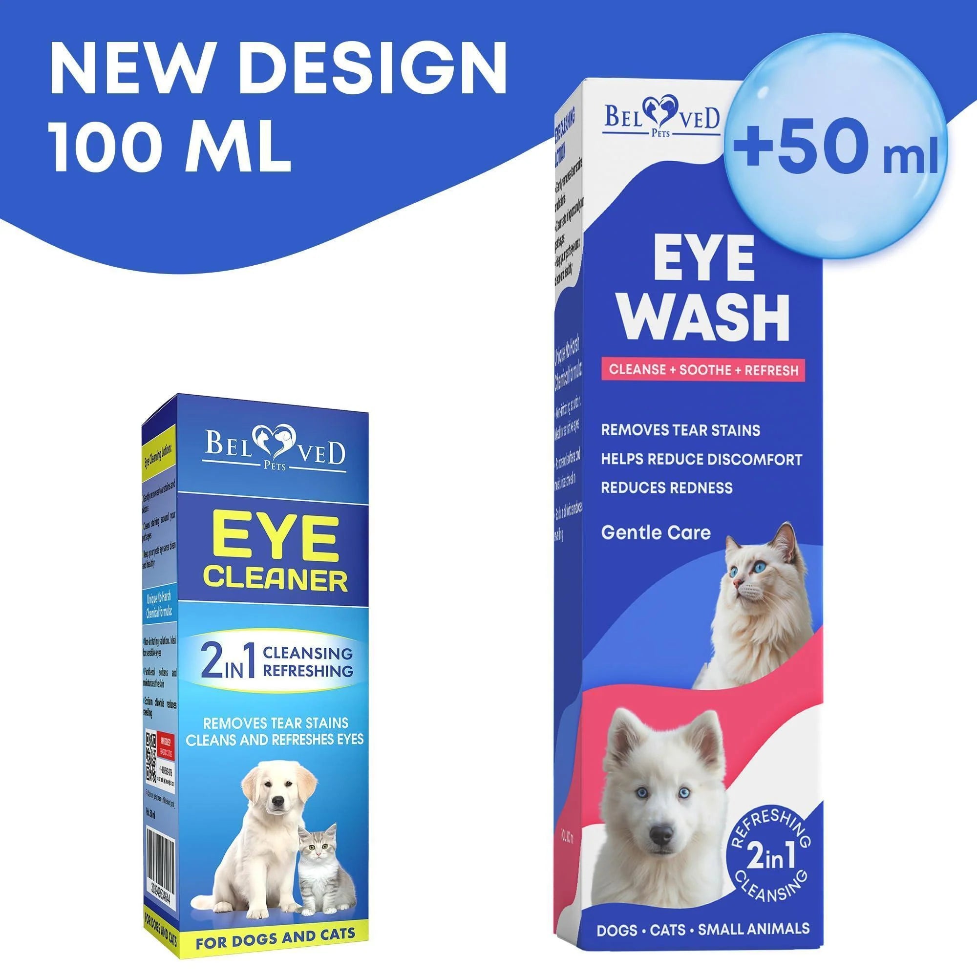 Cat Dog Eye Wash Drops Tear Stain Remover Cleaner Eye Infection Treatment