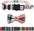 Cat Collar Breakaway with Bell and Bow Tie, Plaid Design Adjustable Safety Kitty Kitten Collars(6.8-10.8In)(Pink Plaid 2)