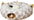 Large Cat Tunnel Bed under Christmas Tree with Fluffy Toy Balls, Small Cushion and Flexible Design- 10 Inch Diameter, 3 Ft Length- Great for Cats, and Small Dogs, Gray Geometric Figure