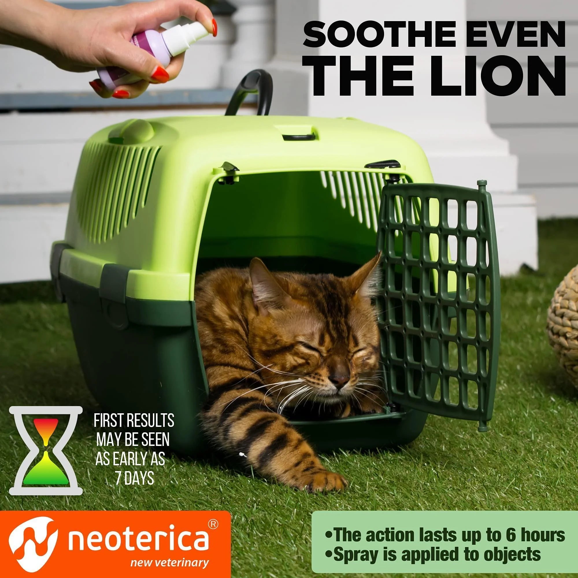 Calming Pheromone Spray Scratch Repellent for Cats Reduce Stress during Travel